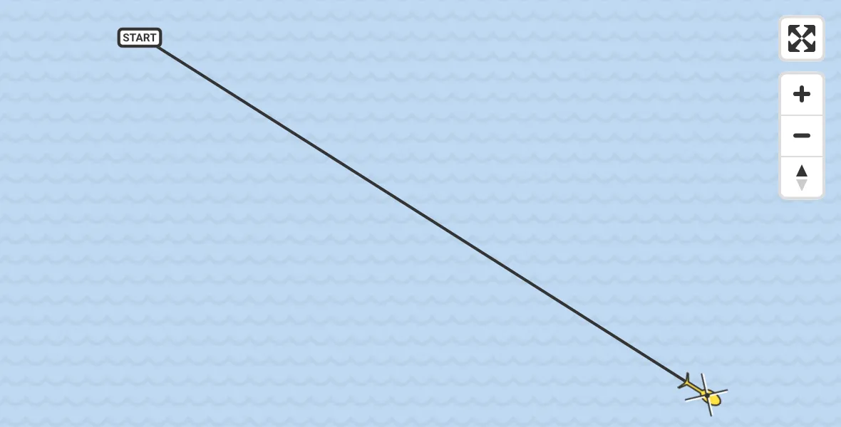 Routekaart van de vlucht: Ambulancehelikopter naar Formerum