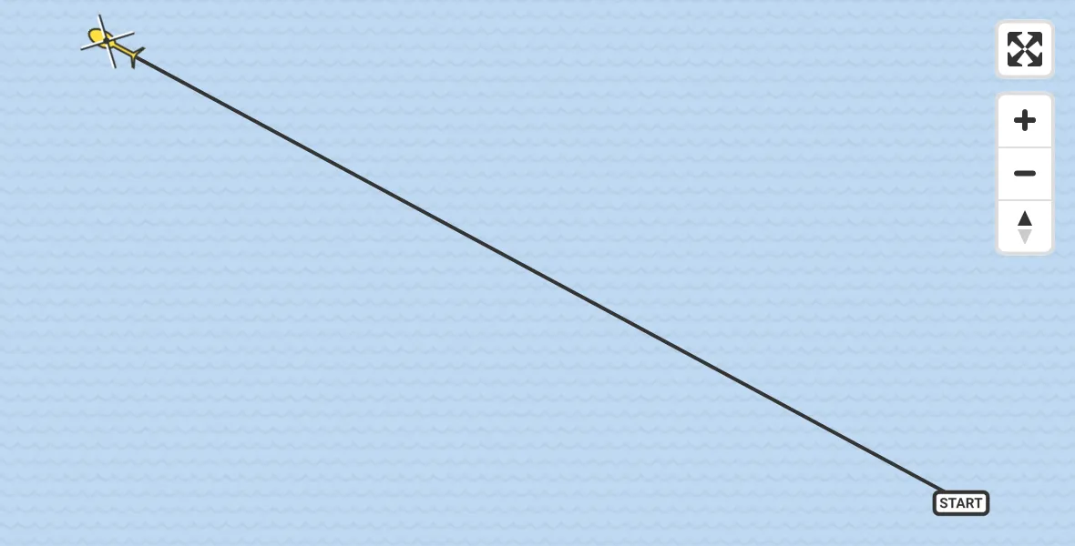 Routekaart van de vlucht: Ambulancehelikopter naar Formerum