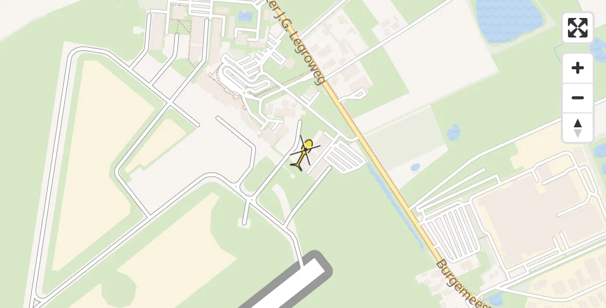 Routekaart van de vlucht: Lifeliner 4 naar Groningen Airport Eelde