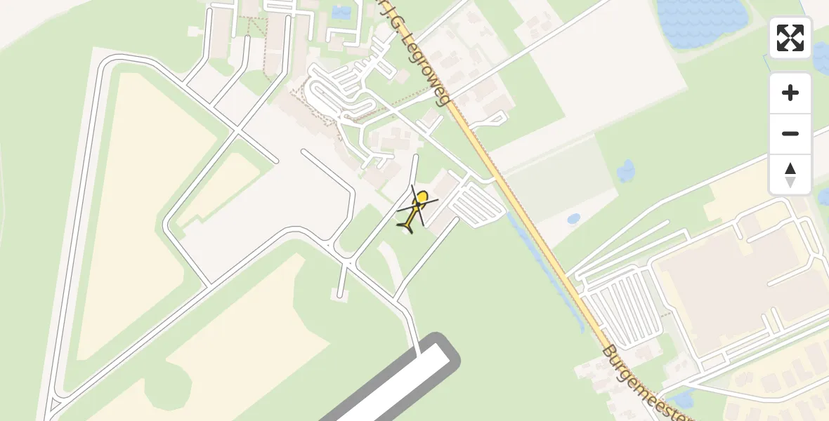 Routekaart van de vlucht: Traumaheli naar Groningen Airport Eelde