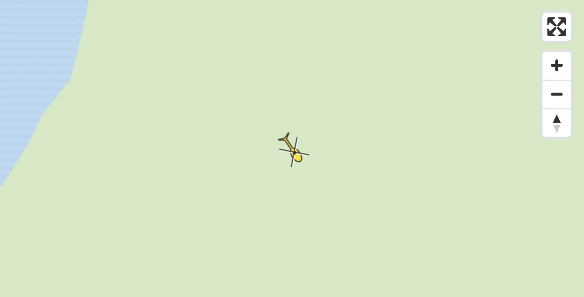 Routekaart van de vlucht: Ambulancehelikopter naar Ysbrechtum