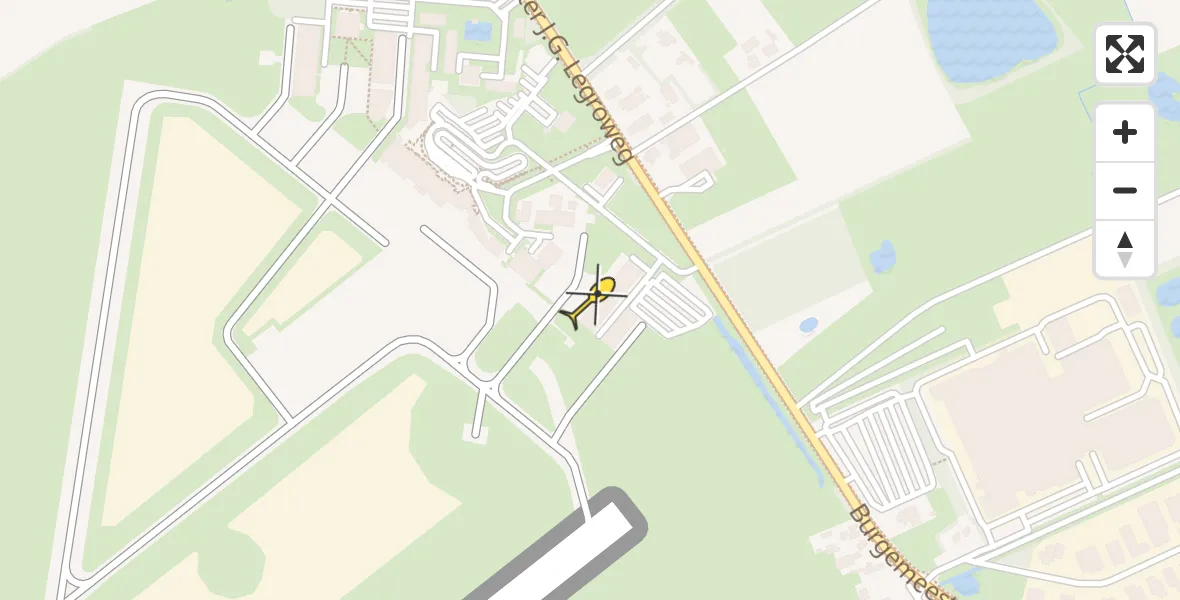 Routekaart van de vlucht: Lifeliner 4 naar Groningen Airport Eelde