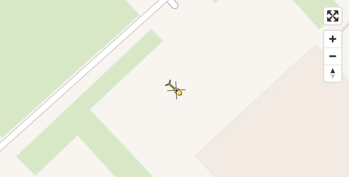 Routekaart van de vlucht: Traumahelikopter naar Lelystad Airport