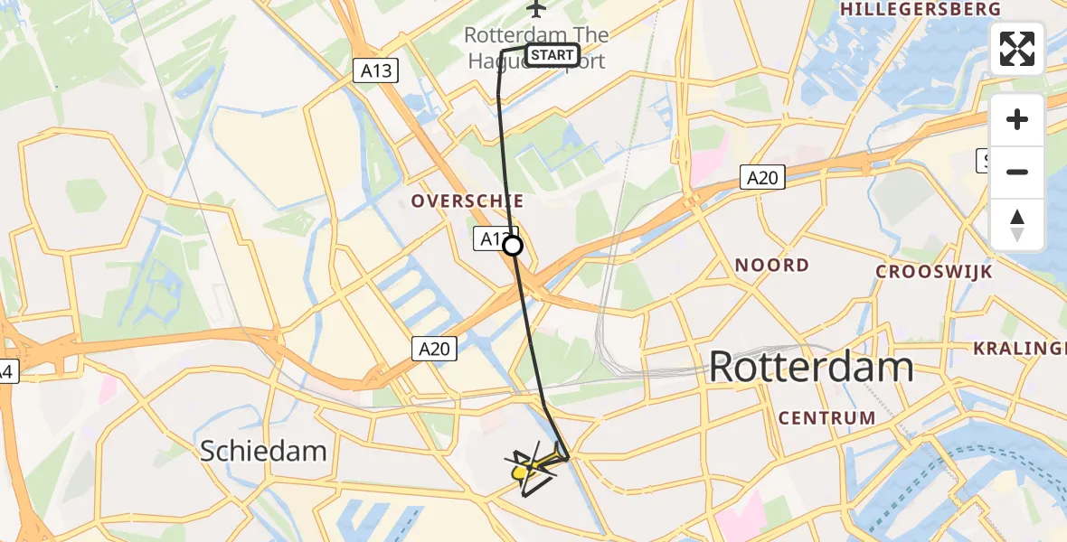 Routekaart van de vlucht: Lifeliner 2 naar Rotterdam, Tuinieren voor ouderen