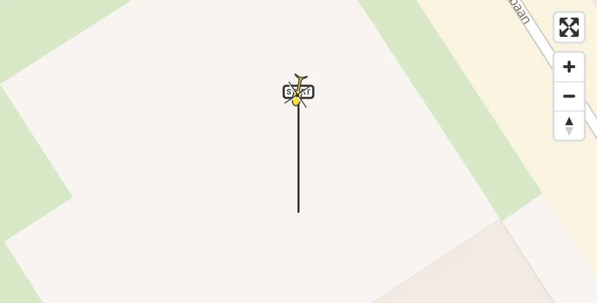 Routekaart van de vlucht: Lifeliner 2 naar Rotterdam The Hague Airport, Brandenburgbaan