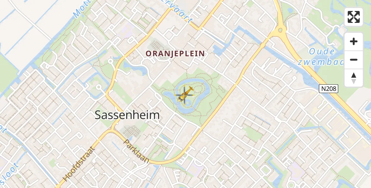 Vluchtroute Traumahelikopter Sassenheim - Sassenheim, 06 juni 2024, 06:20