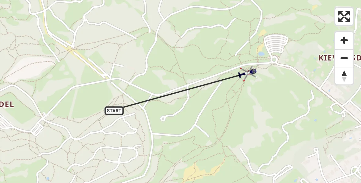 Vluchtroute Politiehelikopter Wassenaar - Wassenaar, 06 juni 2024, 08:48