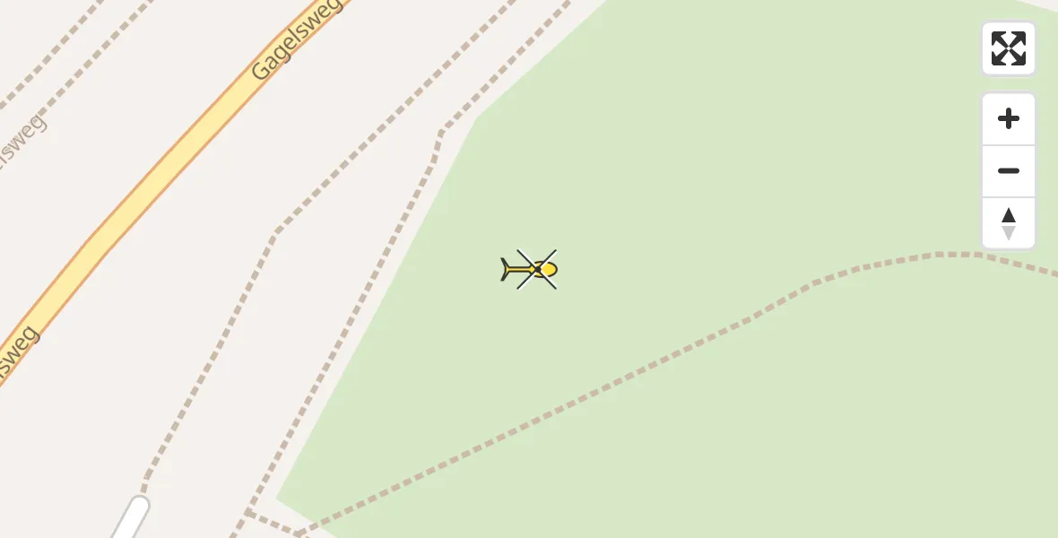 Routekaart van de vlucht: Lifeliner 4 naar Steenwijk