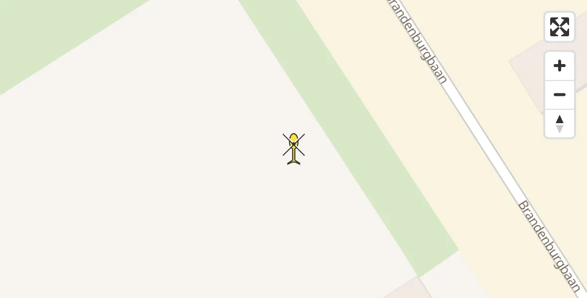 Routekaart van de vlucht: Lifeliner 2 naar Rotterdam The Hague Airport