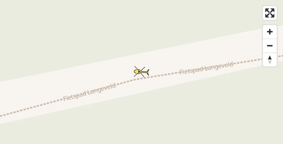 Routekaart van de vlucht: Politiehelikopter naar Noordwijk