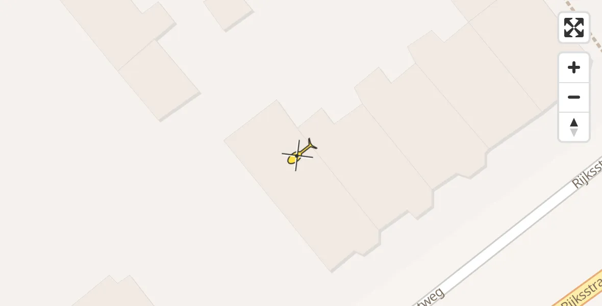 Routekaart van de vlucht: Politiehelikopter naar Wassenaar