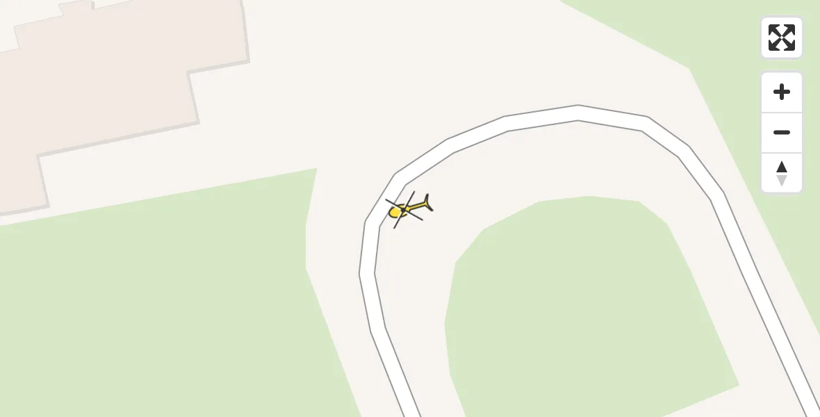 Routekaart van de vlucht: Politiehelikopter naar Breda International Airport