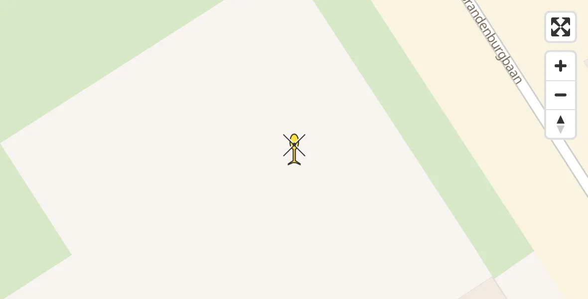 Routekaart van de vlucht: Traumahelikopter naar Rotterdam The Hague Airport