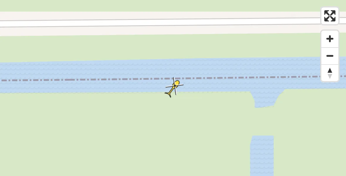 Routekaart van de vlucht: Ambulanceheli naar Marsum