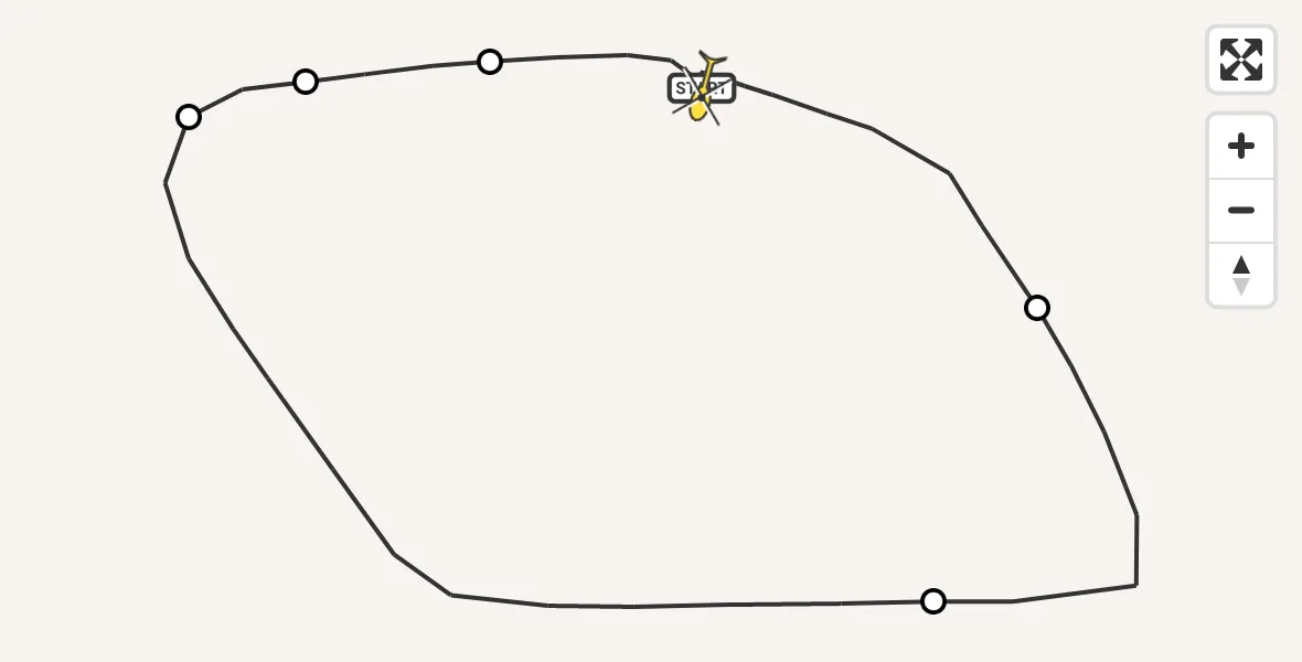 Routekaart van de vlucht: Traumahelikopter naar Sankt Augustin