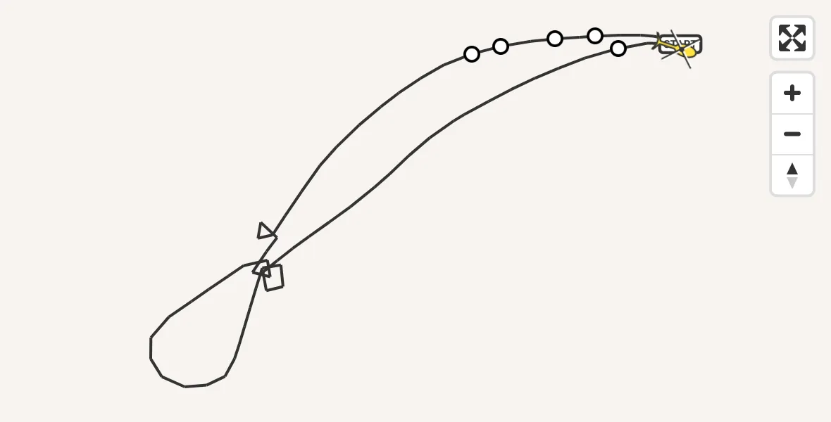 Routekaart van de vlucht: Traumahelikopter naar Sankt Augustin