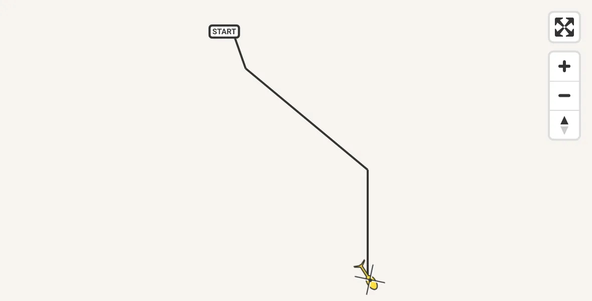 Routekaart van de vlucht: Traumahelikopter naar Sankt Augustin