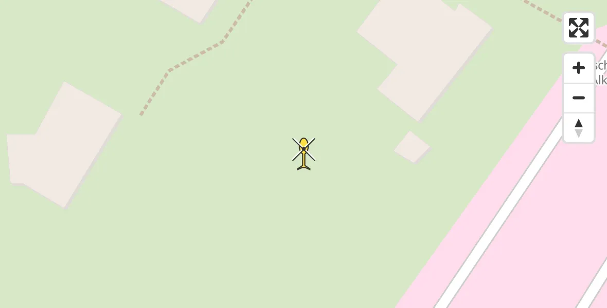 Routekaart van de vlucht: Ambulancehelikopter naar Alkmaar