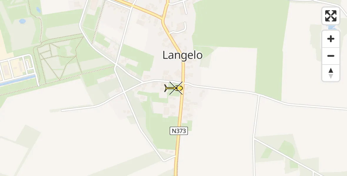 Routekaart van de vlucht: Lifeliner 4 naar Langelo