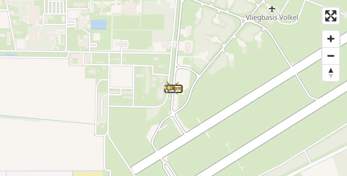 Vluchtroute Traumahelikopter Vliegbasis Volkel - Vliegbasis Volkel, 07 juli 2024, 03:01