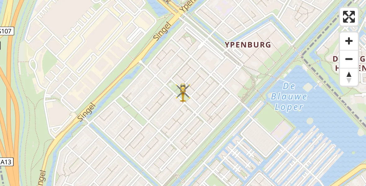 Vluchtroute Traumahelikopter Den Haag - Den Haag, 07 juli 2024, 09:05