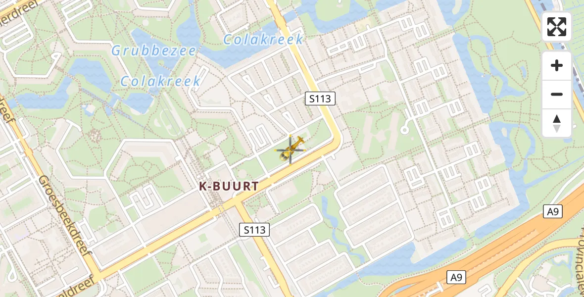 Vluchtroute Traumahelikopter Amsterdam - Amsterdam, 07 juli 2024, 12:57