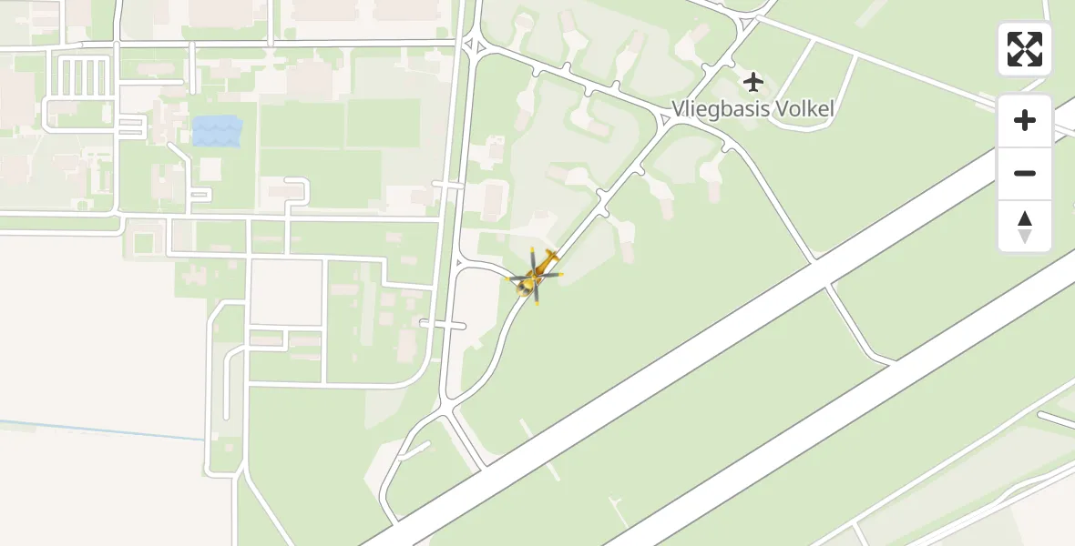 Vluchtroute Traumahelikopter Vliegbasis Volkel - Vliegbasis Volkel, 07 juli 2024, 13:58