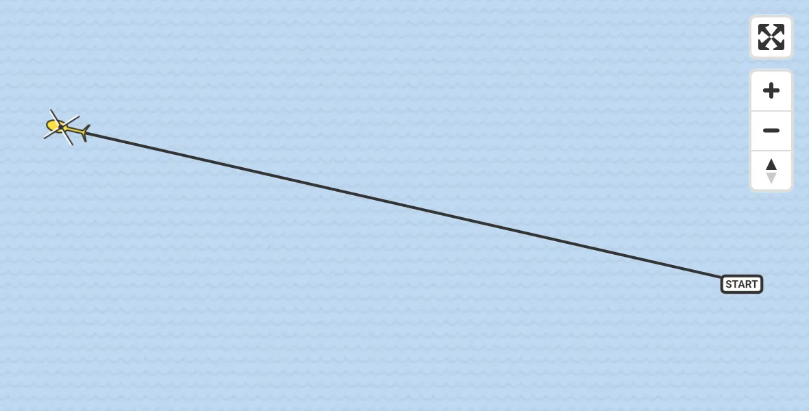 Routekaart van de vlucht: Ambulancehelikopter naar Formerum