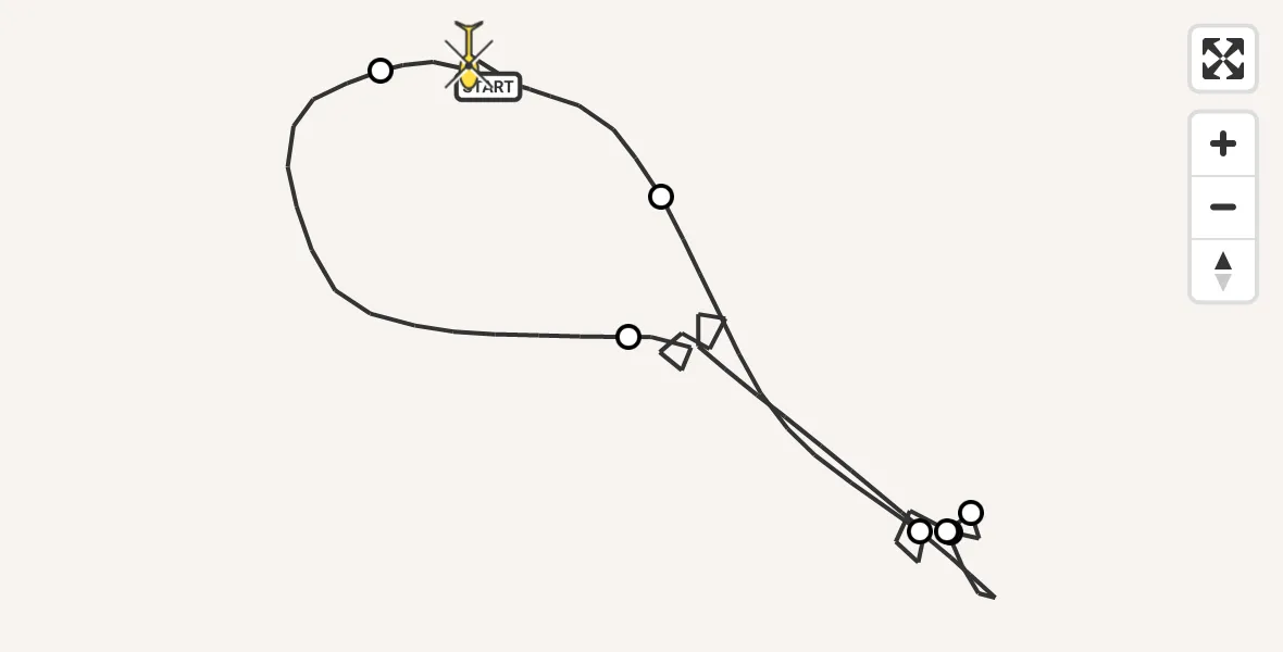 Routekaart van de vlucht: Traumahelikopter naar Sankt Augustin