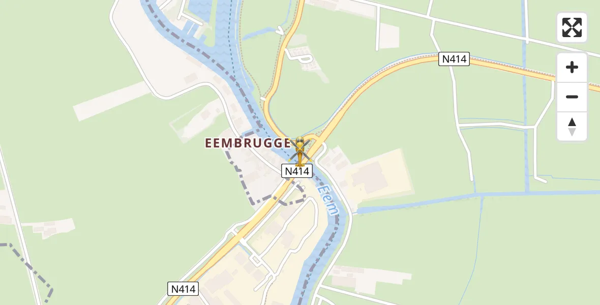 Vluchtroute Traumahelikopter Baarn - Baarn, 08 augustus 2024, 13:03