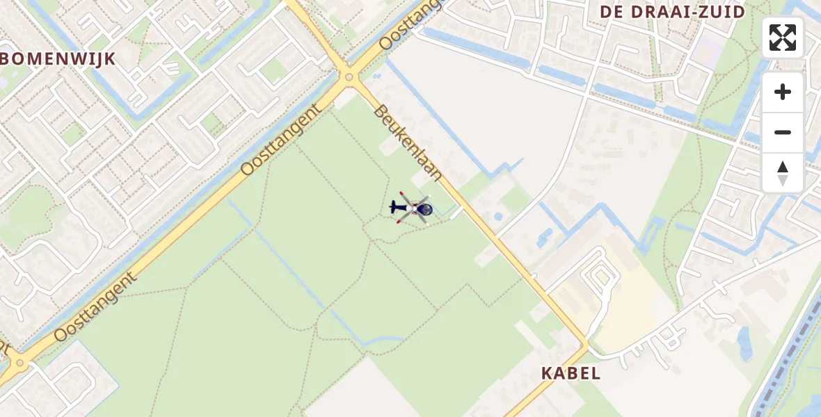 Vluchtroute Politiehelikopter Heerhugowaard - Heerhugowaard, 08 augustus 2024, 13:36