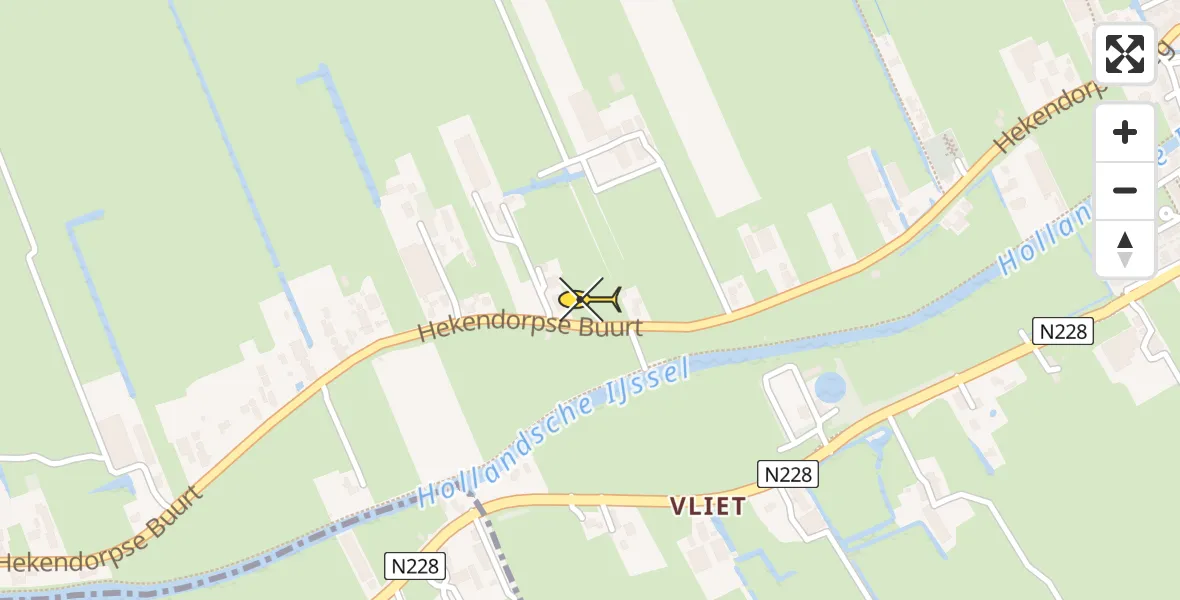 Routekaart van de vlucht: Lifeliner 2 naar Hekendorp