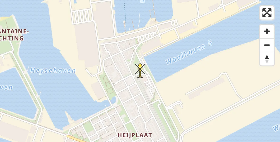 Routekaart van de vlucht: Lifeliner 2 naar Rotterdam