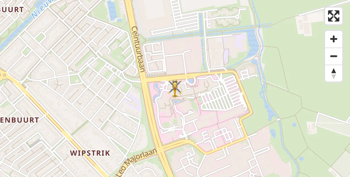 Vluchtroute Traumahelikopter Zwolle - Zwolle, 09 september 2024, 15:22