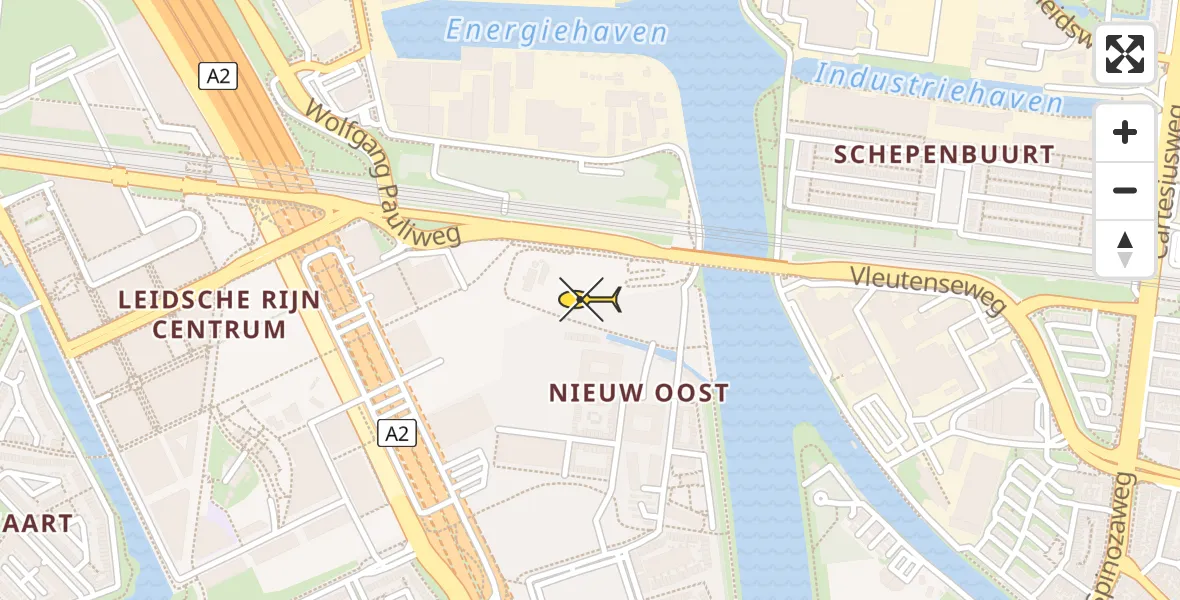 Routekaart van de vlucht: Lifeliner 1 naar Utrecht