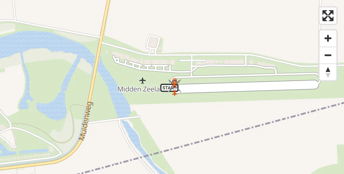Vluchtroute Kustwachthelikopter Vliegveld Midden-Zeeland - Vliegveld Midden-Zeeland, 10 oktober 2024, 07:47