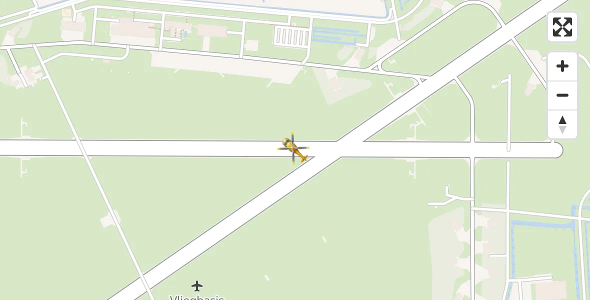 Vluchtroute Ambulancehelikopter Vliegbasis Leeuwarden - Vliegbasis Leeuwarden, 10 oktober 2024, 23:18