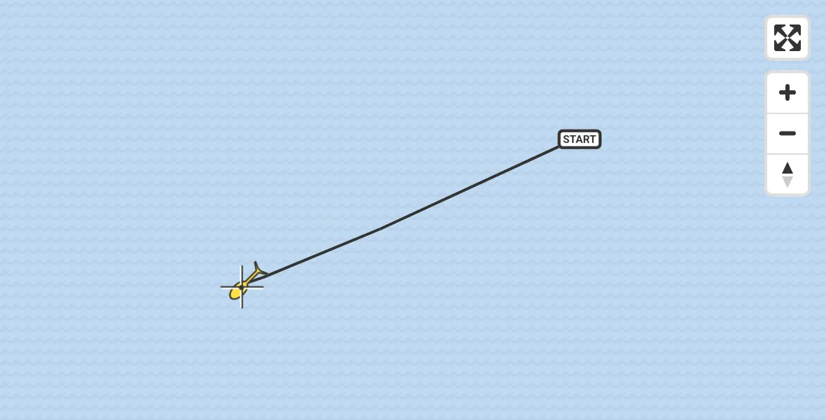 Routekaart van de vlucht: Kustwachthelikopter naar 