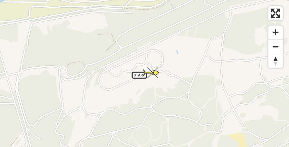 Routekaart van de vlucht: Politiehelikopter naar Soest, Monnikenboschweg