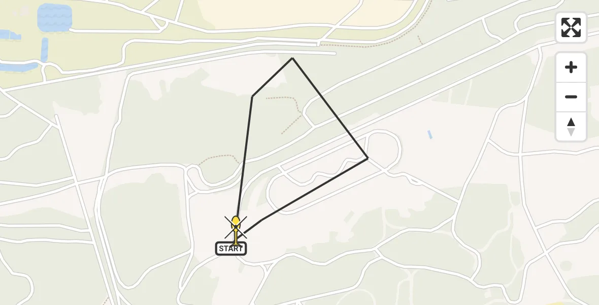 Routekaart van de vlucht: Politiehelikopter naar Soest, Monnikenboschweg