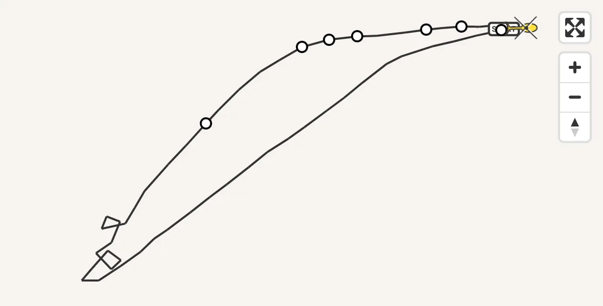 Routekaart van de vlucht: Ambulancehelikopter naar Sankt Augustin