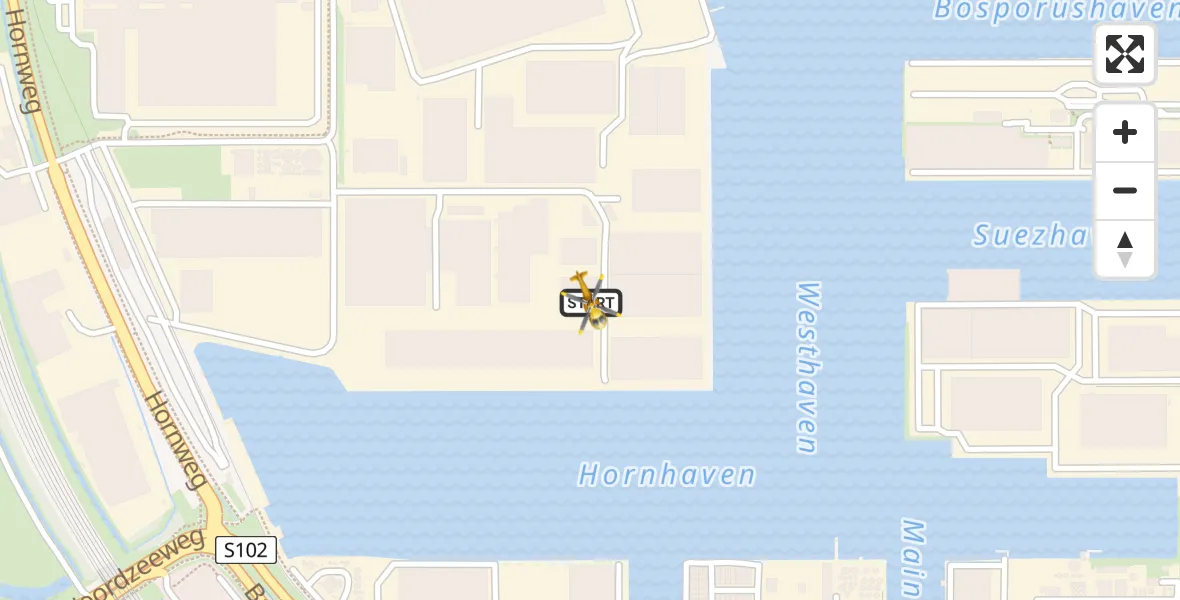 Vluchtroute Traumahelikopter Amsterdam - Amsterdam, 11 november 2024, 15:22