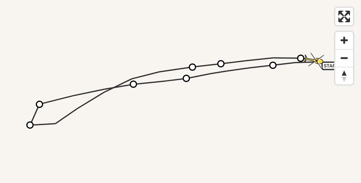 Routekaart van de vlucht: Traumahelikopter naar Sankt Augustin