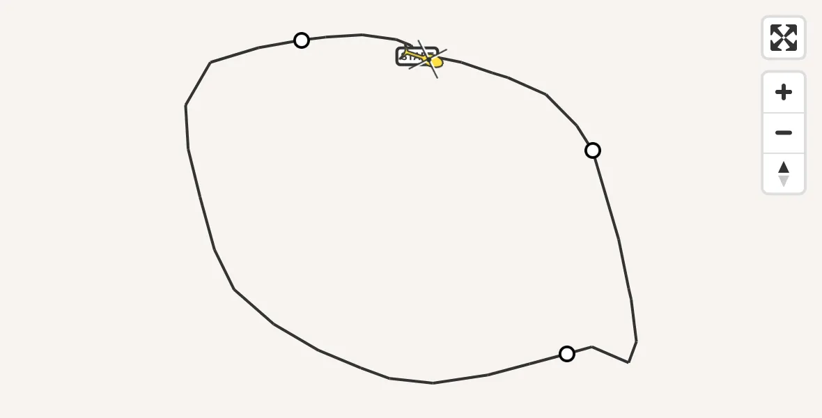 Routekaart van de vlucht: Traumahelikopter naar Sankt Augustin