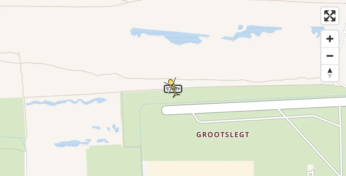 Routekaart van de vlucht: Ambulanceheli naar Ameland Airport Ballum, Grootslegt