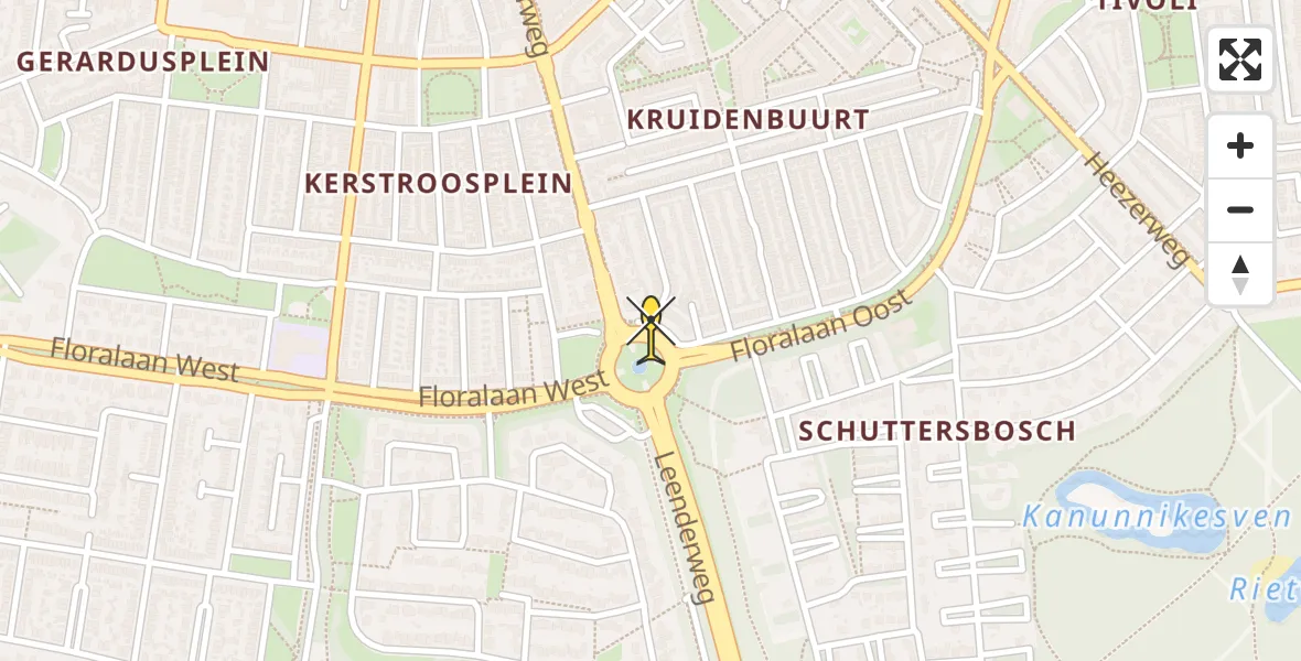 Routekaart van de vlucht: Lifeliner 3 naar Eindhoven