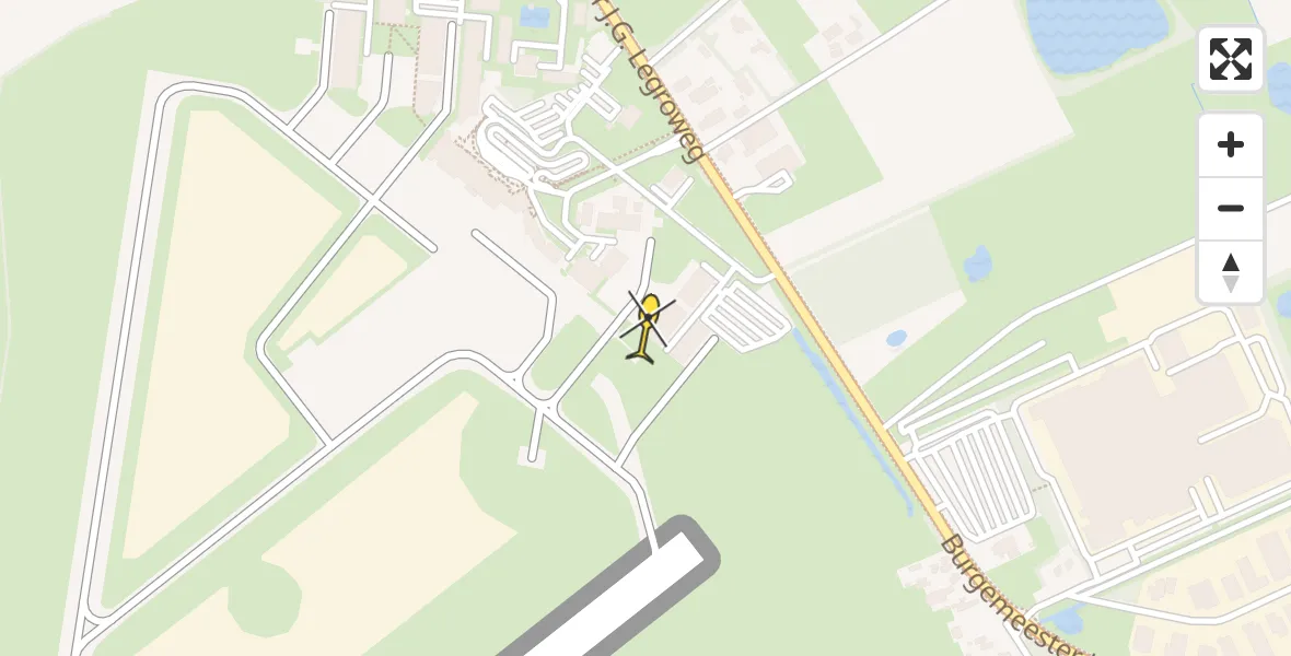 Routekaart van de vlucht: Lifeliner 4 naar Groningen Airport Eelde