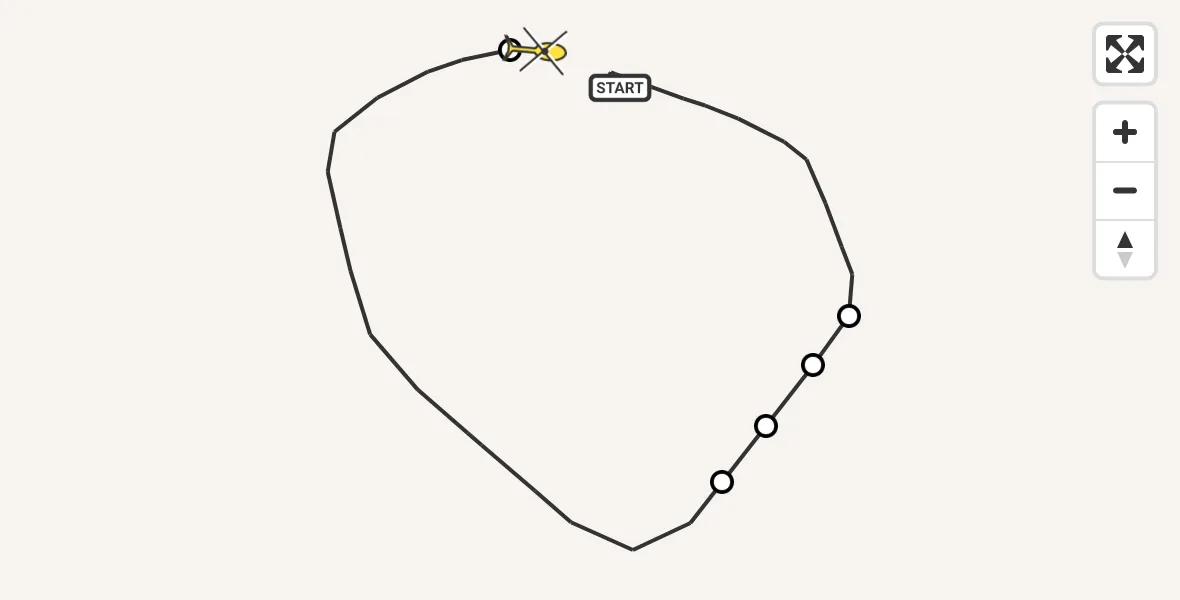 Routekaart van de vlucht: Traumahelikopter naar Sankt Augustin