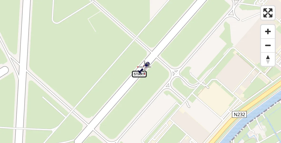 Vluchtroute Politiehelikopter Schiphol - Schiphol, 12 december 2024, 14:46