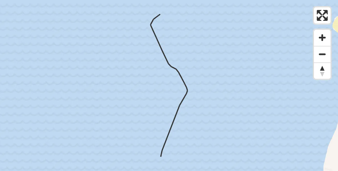 Vluchtroute Kustwachthelikopter van  naar 